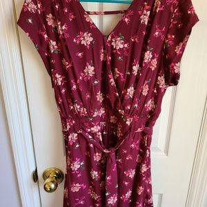 Mini dress with pockets